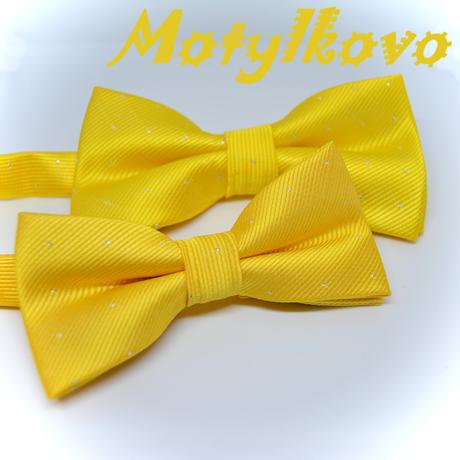 Motýlik, motýliky pre otca a syna, čierne, žlté, 