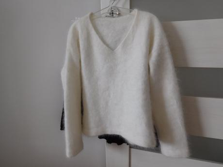 Pulovrík + suknička huňaté 36 /38 v,, 36