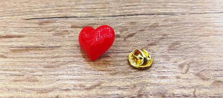 Brošňa ozdobná - srdiečko, 