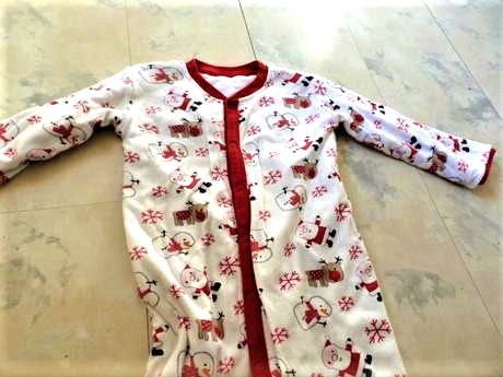 Zateplený duplovaný overal na spanie, 92