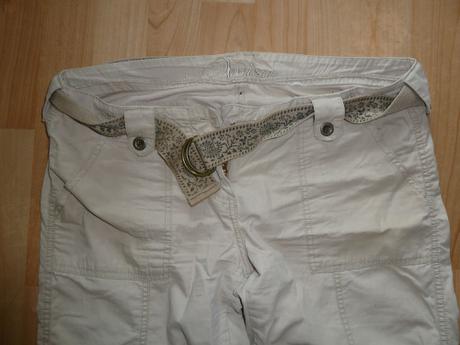 Dámske bavlnené nohavice s opaskom, amisu,l