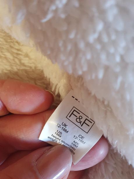 Teplucka mikinka 12-18m, f&f,80