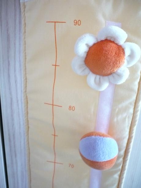 Detský meter na stenu, 