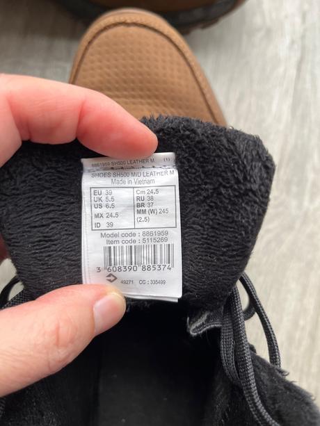 Chlapčenske zimne poltopanky v.39, decathlon,39