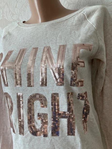 Dievčenská mikina s flitrami h&m (158-164), h&m,158