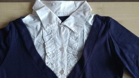 Dlhší svetrík so všitým golierom, m