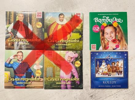 Cd rozprávky a pesničky, bambuľka, vianočné koledy, 