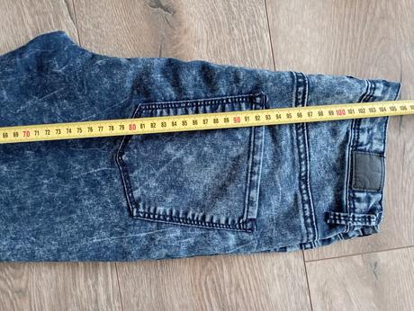 Skinny rifle s vysokým pásom xxs, denim co,xs