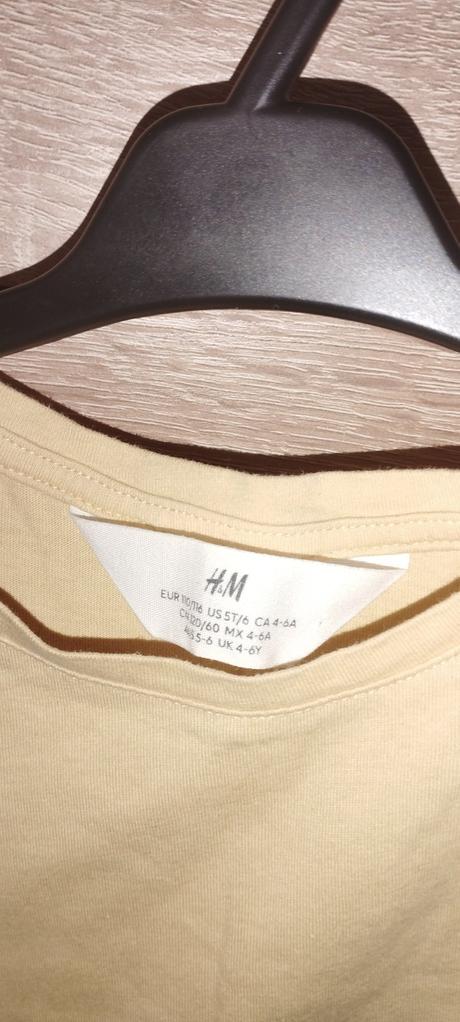 Štýlové tričko 110/116, h&m,110