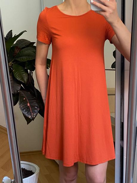 Oranžové šaty, f&f,xs