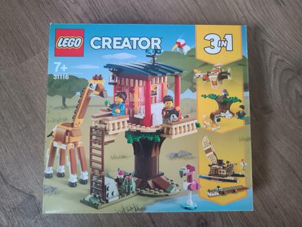 Lego creator 31116 safari wildlife tree house, 