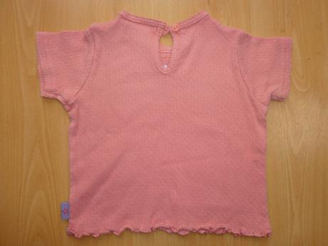 Ruzove tricko s kvietkom zn. bhs, 80