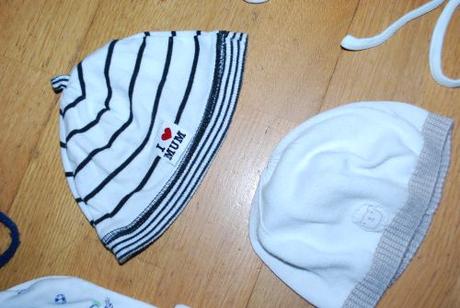 Čiapočky na cca 2-4 mes., cena spolu, h&m,62