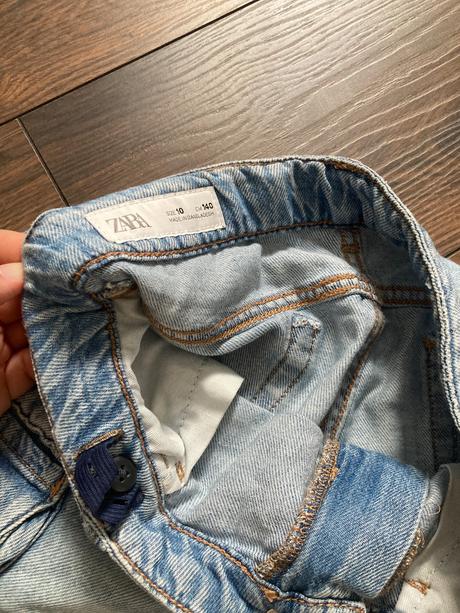 Jemné riflové šortky, zara,140