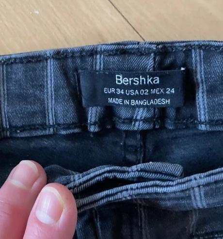 Pruhované rifle  bershka, bershka,xs