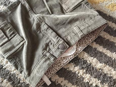 Menčestrová sukňa, h&m,122