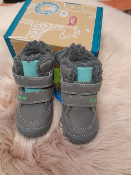 Detské zimné kožené topánky 23221551 b,z, d.d.step,19 / 20 / 21