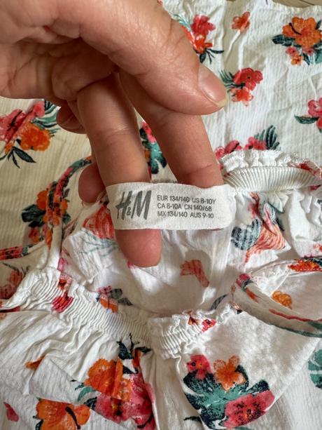 Dievčenske letne šaty, h&m,134