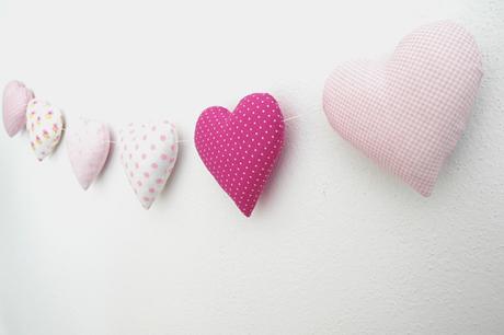 V oddtieni ružovej-girlanda, 