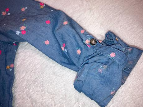 Šaty z tenkej rifloviny, h&m,128