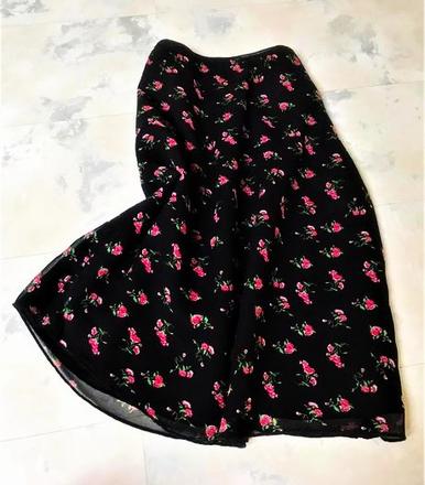 Ľahúčka kvetovaná letná sukňa, kenvelo,m