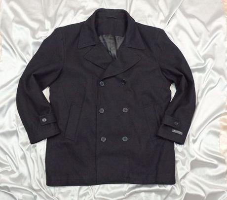 Kvalitný čierny pánsky kabát, authentic,xl