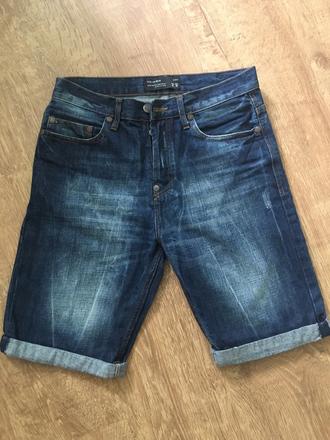 Chlapčenské riflové krátke nohavice, pull&bear,30