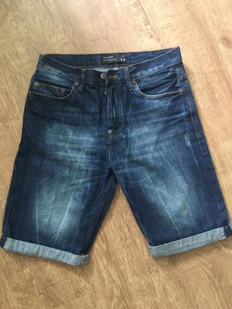 Chlapčenské riflové krátke nohavice, pull&bear,30