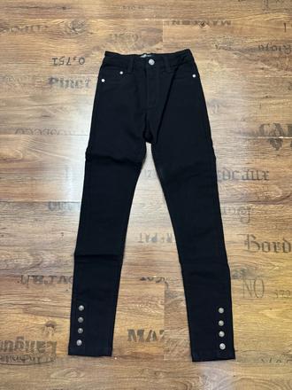 Čierne elastické nohavice, grace,134