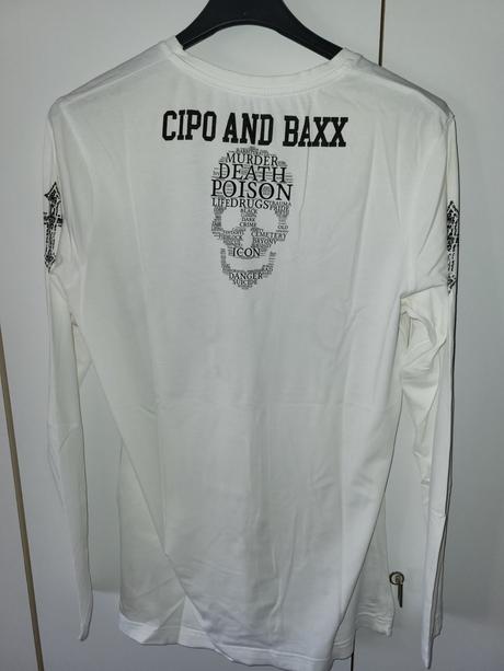 Tričko cipo baxx elastické, m