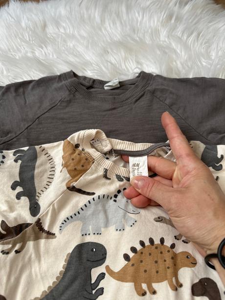 Dvojabalenie tričiek h&m dino, h&m,92