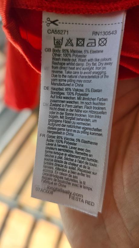 Blúzka pre vysoké zeny, xl
