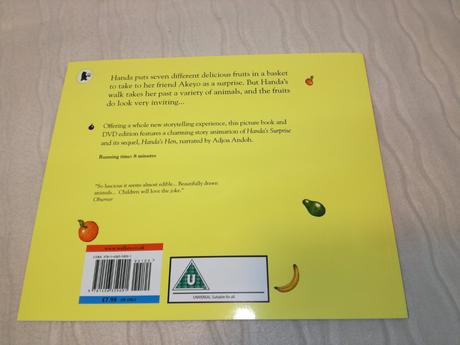 Eileen browne handa's surprise + dvd njul18,