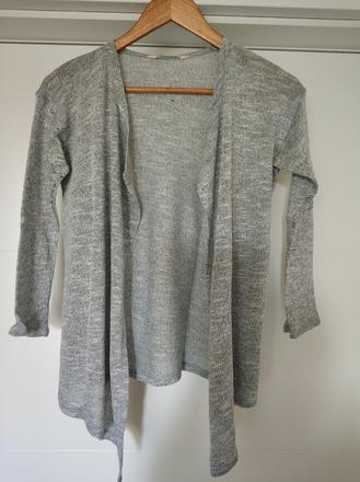 26sa_strieborny kardigan 134/140, h&m,134