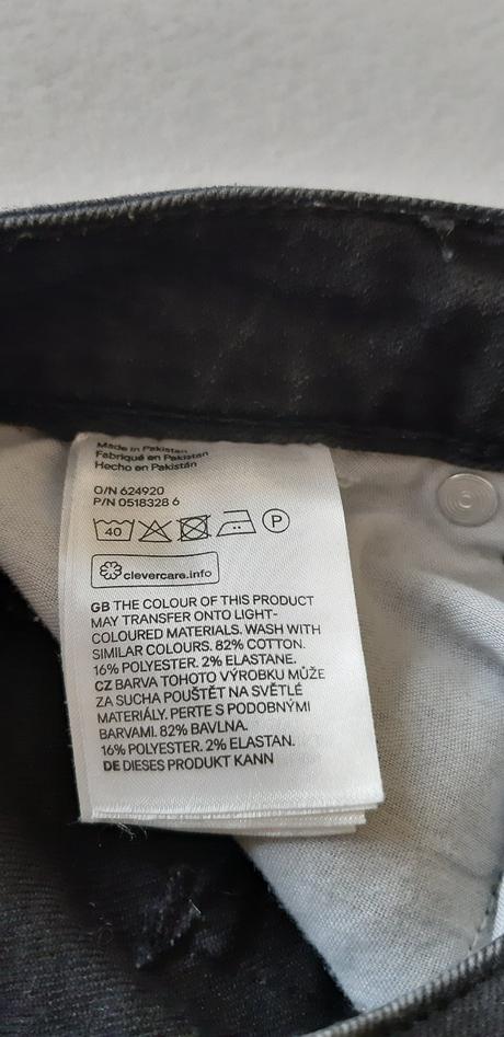 Elastické rifle h&m 34, h&m,36
