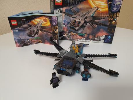 76186 lego marvel -dračí letec black panther, 