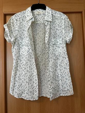 Biela blúzka, h&m,s