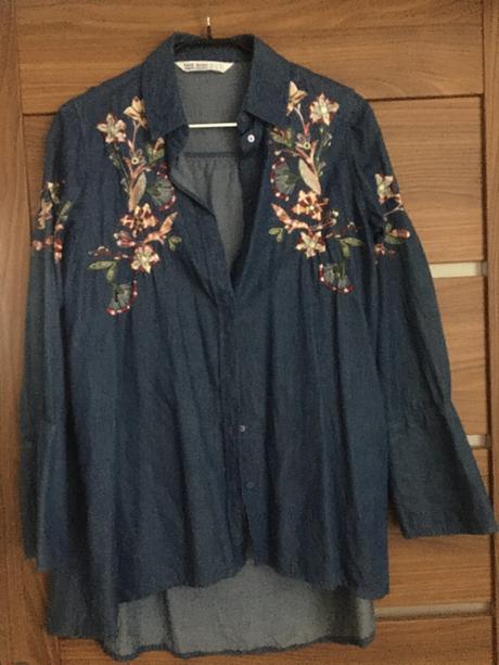 Vyšívaná košeľa, zara,xs
