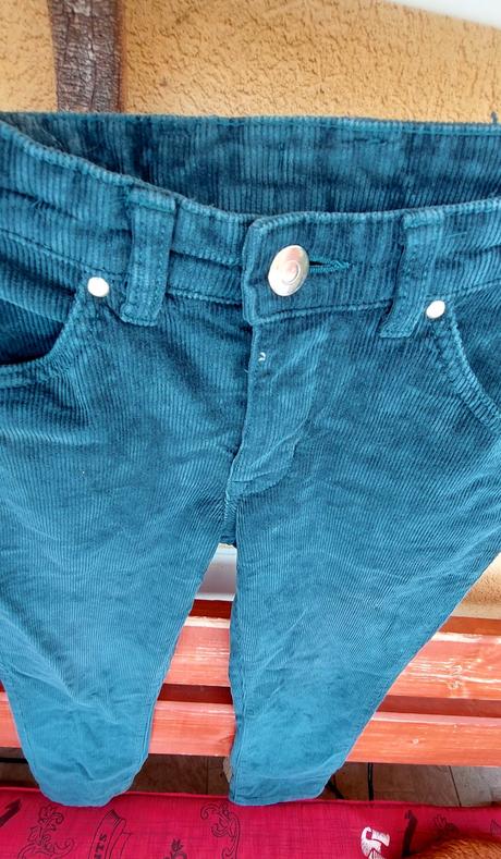 Pohodlné menchestrové nohavice - 140, 140