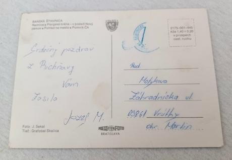 Stará pohľadnica banská štiavnica, 
