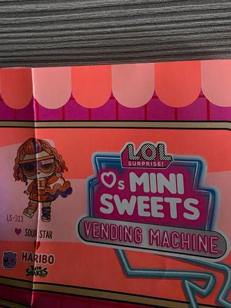 Lol surprise mini sweets weding machine, 