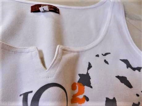 Tričko crop na cvičenie, m