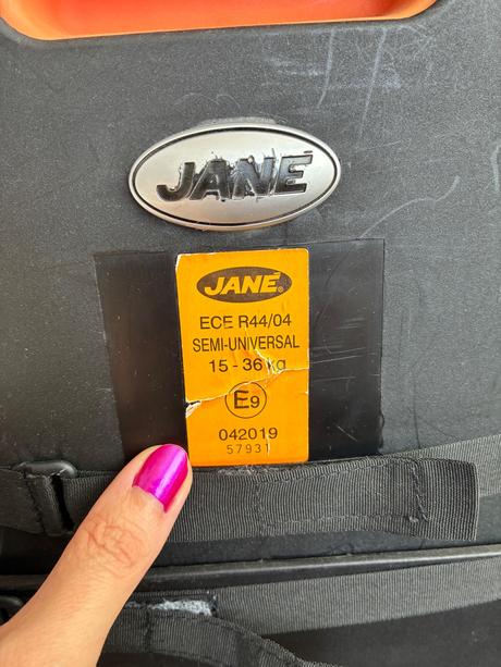 Autosedačka jane indy, jané