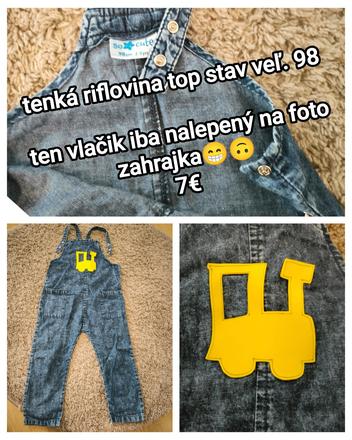 Takáče z tenkej rifloviny zahrajko veľ.98, 98