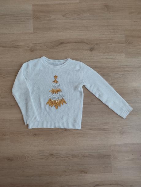 Sveter vianočný, primark,134