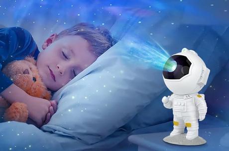 Top darček projektor astronaut hviezdy a galaxia,