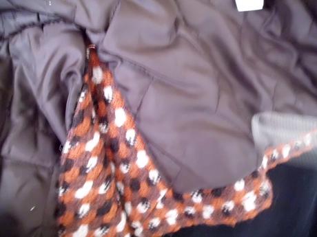 Lifeline kabát s kožušin. golierom a nášivkami 40, m