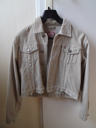 Kordová-menčestrová bundička.veľ. s,m, kenvelo,s