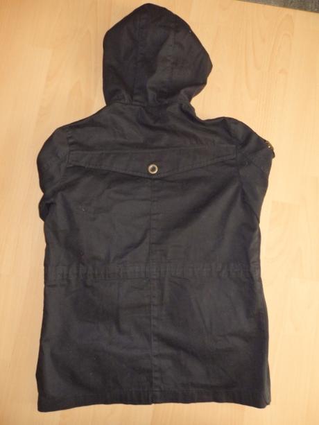 Cierna damska jarna bunda, s