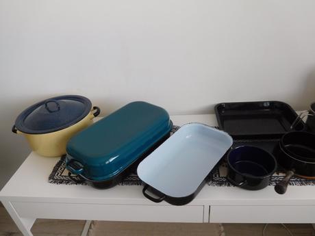 Samltované do kuchyne pekáče, hrnce, 